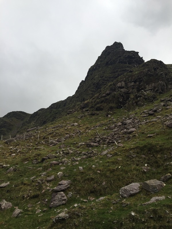 Ridge on the high mountains of Dingle